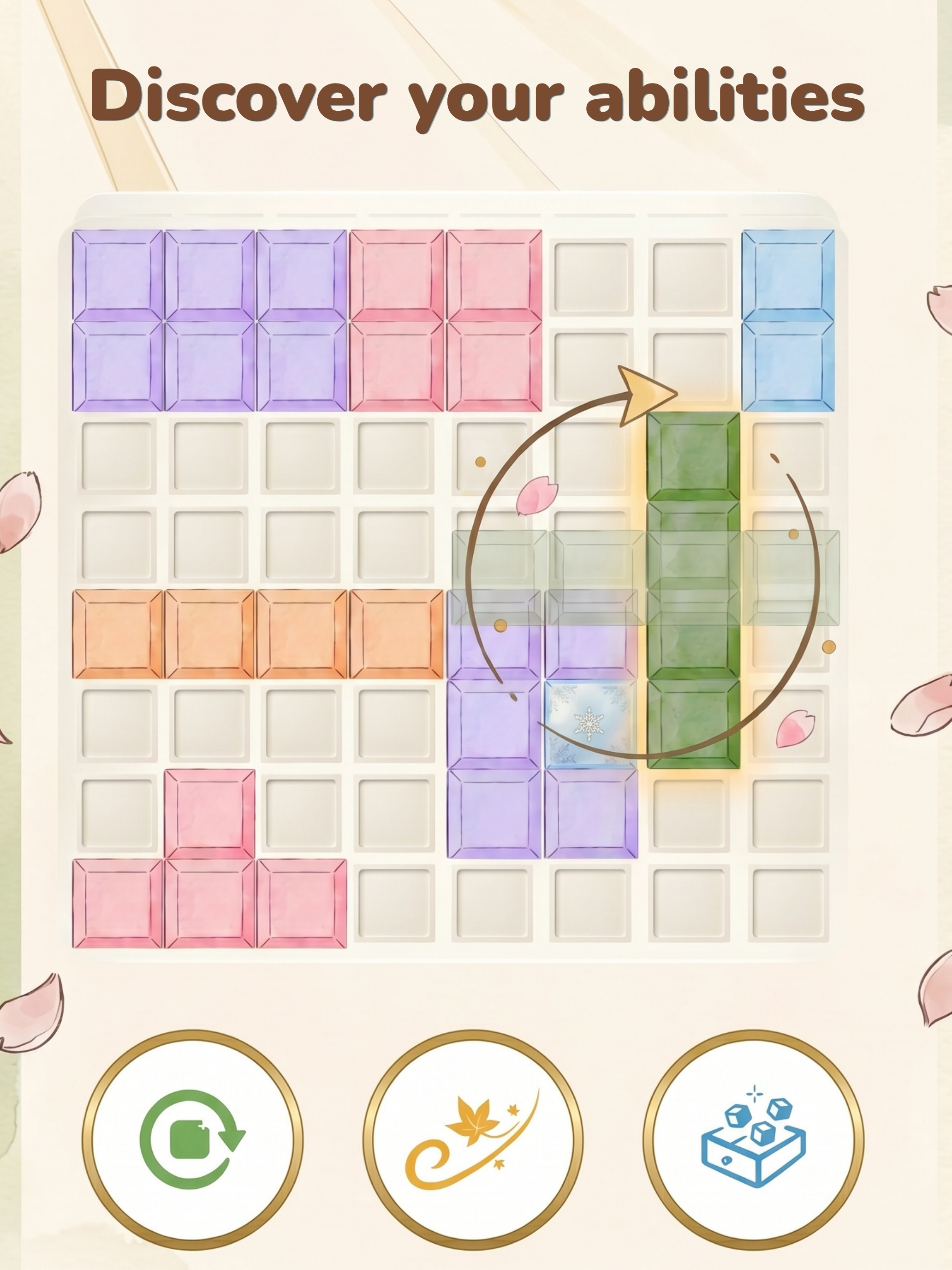 Calm Wood Block Puzzle: Lotus screenshot 8