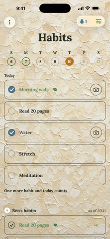 Habit Tracker for Two - Inosc Screenshot 2 of 5
