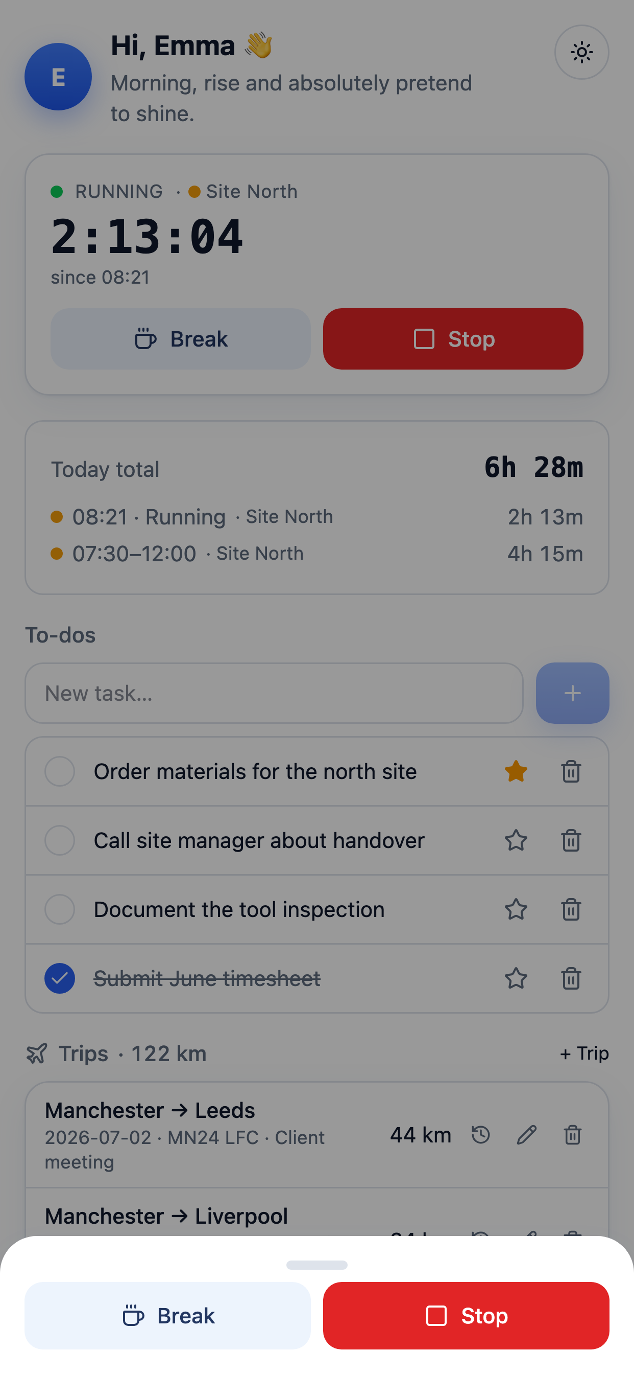 ClockX - Time Management screenshot 5