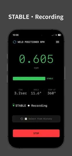 Weld Positioner RPM screenshot 1