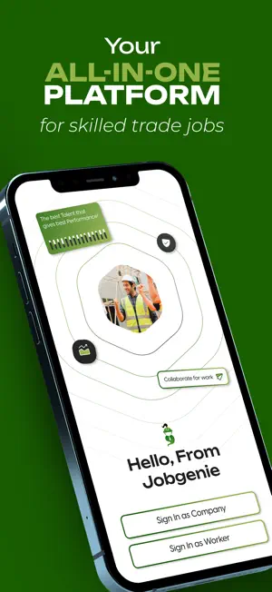 Jobgenie App screenshot 1