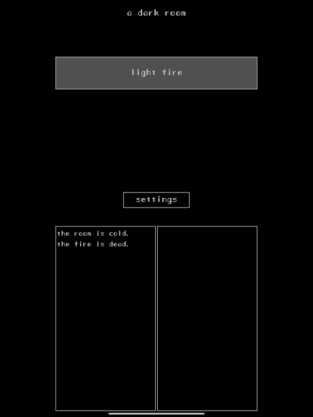 ‎A Dark Room Screenshot