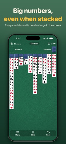 Spider Solitaire - Big Cards Screenshot 1 of 4