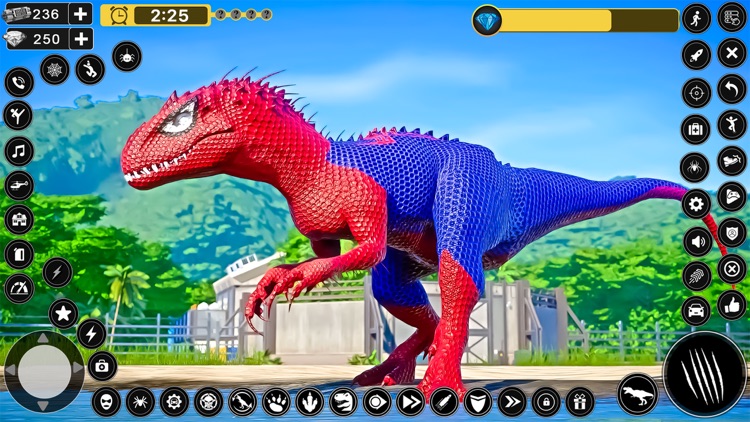 Dinosaur Monster City Rampage screenshot-3
