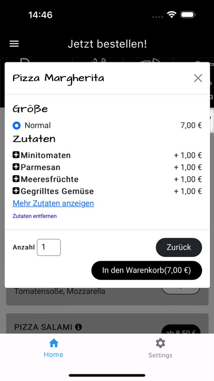 "Zum Italiener" - Tannenberg