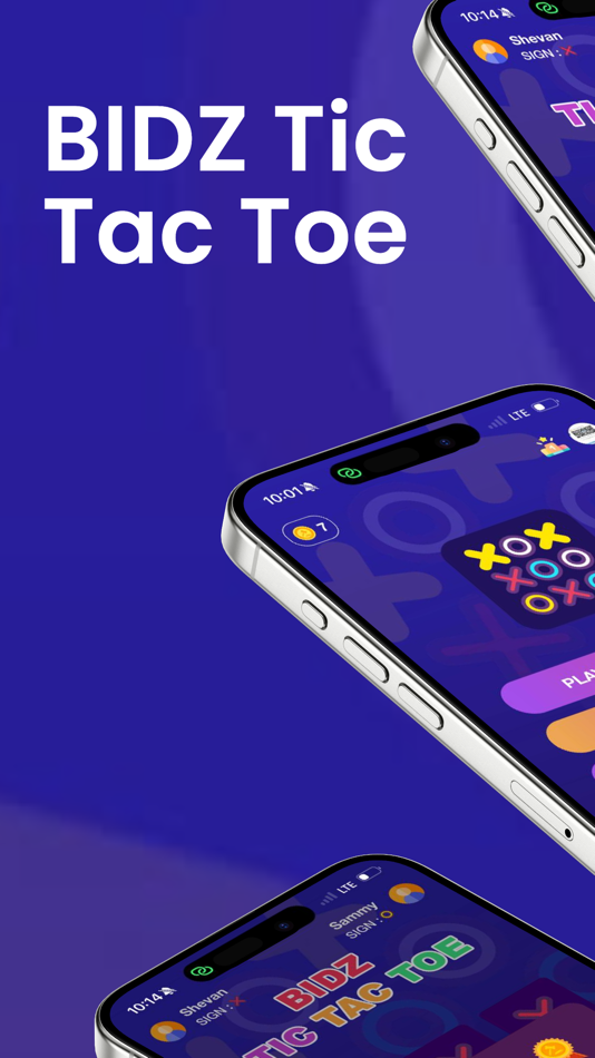 #1. BIDZ TIC TAC TOE Gamify (iOS) Podle: Bidz E Store Inc