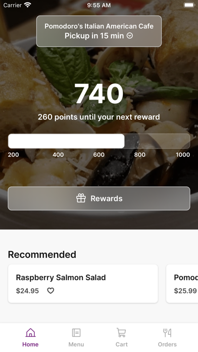 Pomodoro's Italian Cafe screenshot - Food & Drink app preview