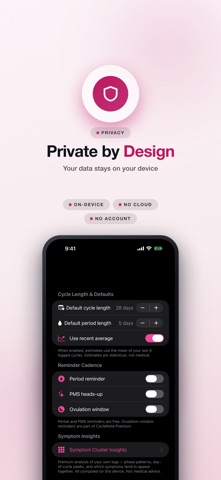 CycleNote: Period Tracker Screenshot 6 of 7
