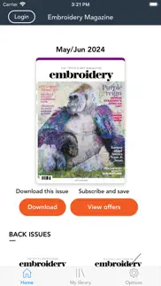 embroidery magazine. iphone screenshot 1