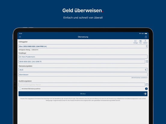 Screenshot #5 pour 1822direkt Banking App