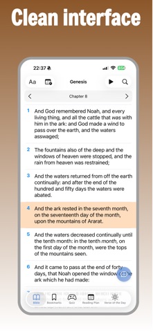 King James Bible -Offline chat iPhone screenshot