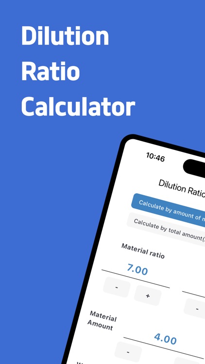 Easy Dilution Ratio Calculator