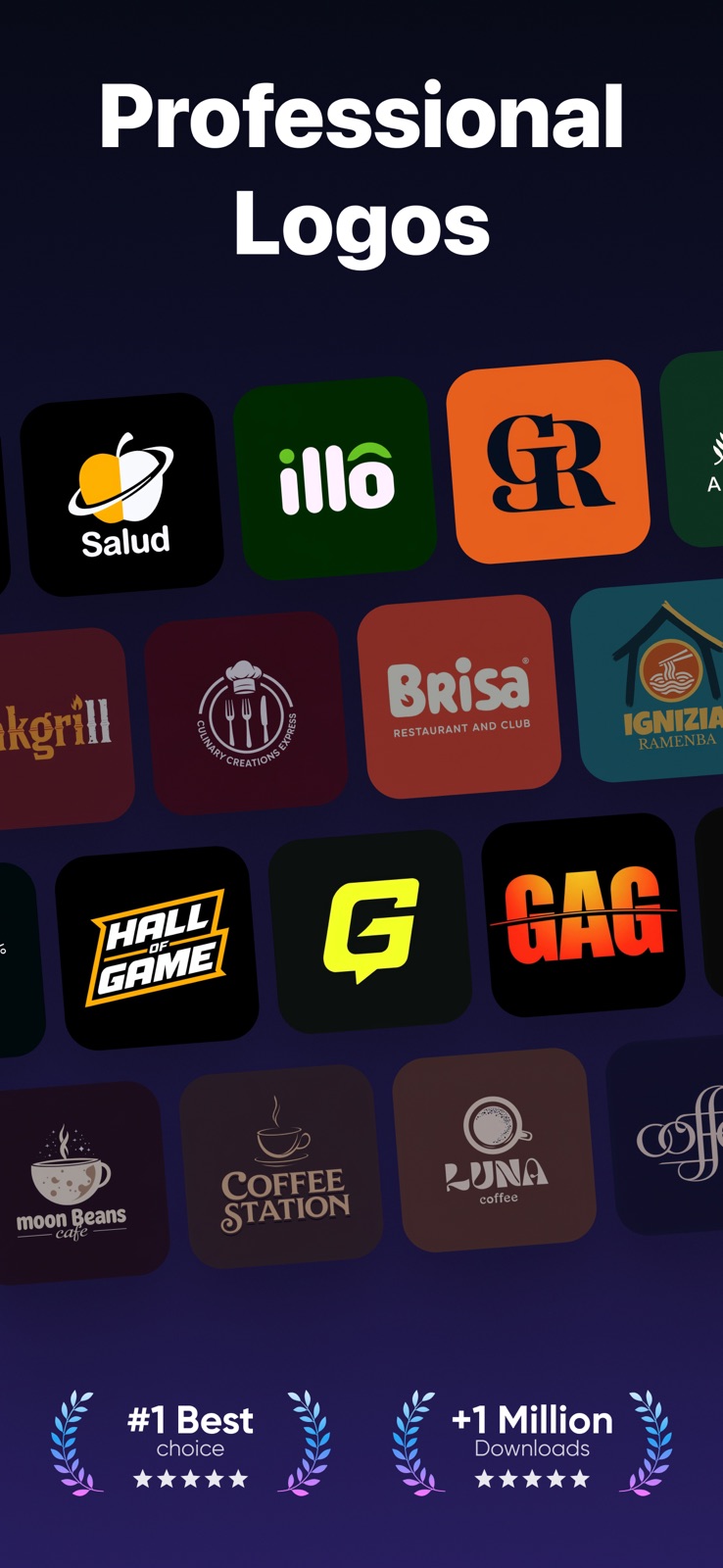 AI Logo Generator + Logo Maker iphone screenshot 1