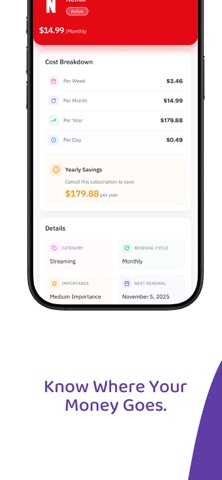 Subsilo: Subscription Tracker Screenshot 2 of 9