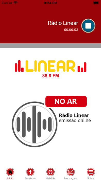 Rádio Linear Screenshot
