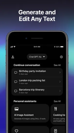 Hello AI - Chatassistent iPhone-skjermbilde 3