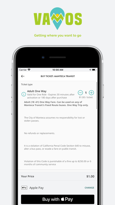 Vamos Mobility Screenshot