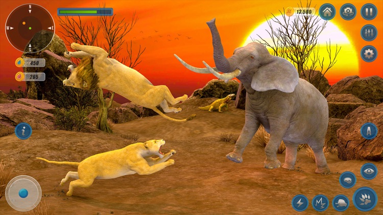 Snow Lion Animal Simulator screenshot-3
