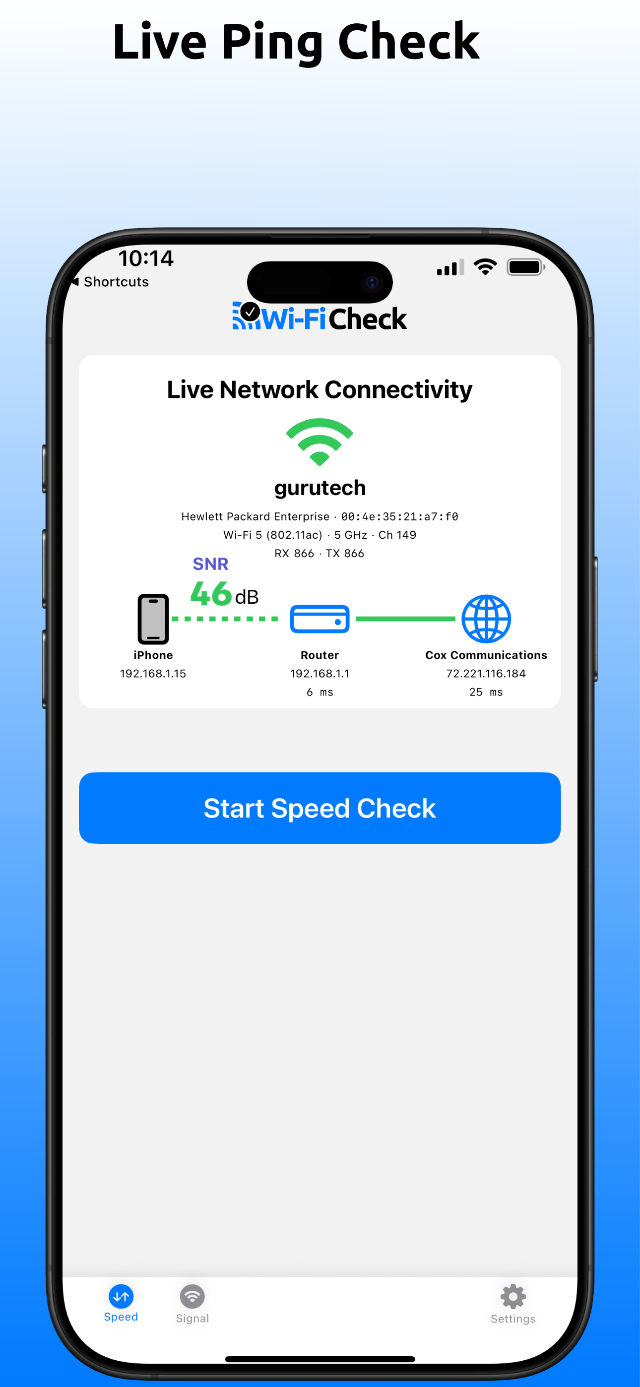 Wi-Fi Check - Speed Test screenshot 6