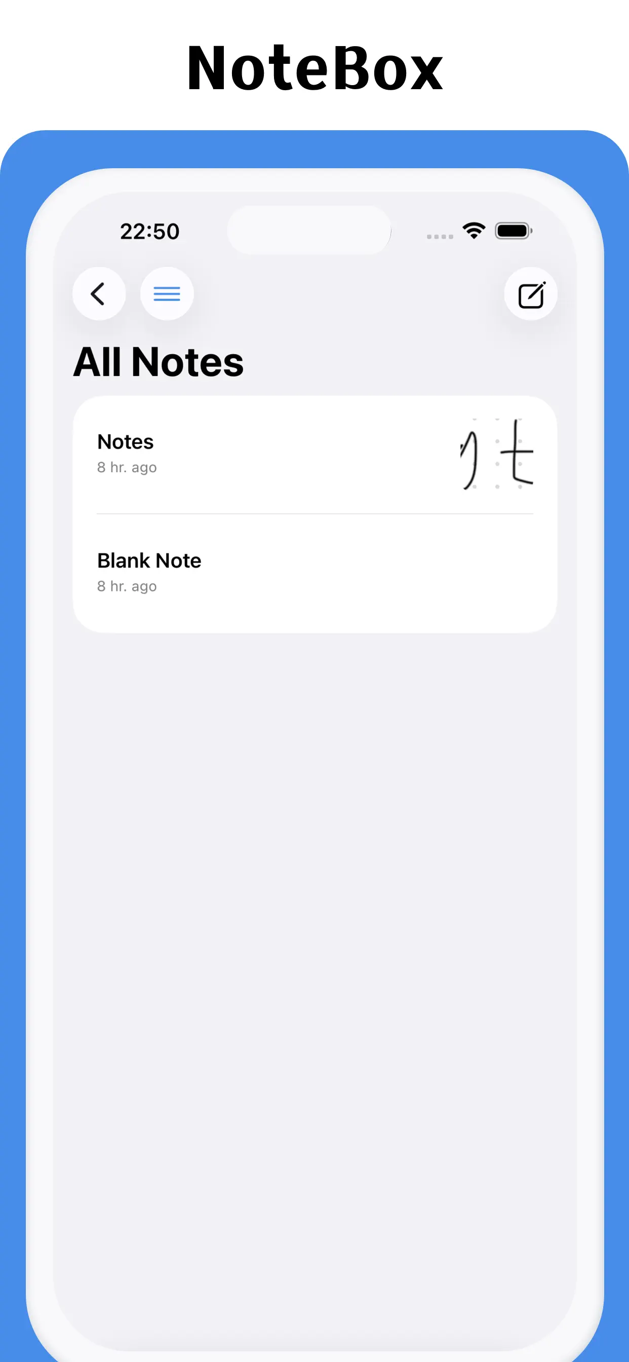 #1. NoteBox - simple notes,notepad (iOS) Podle: 随香 林