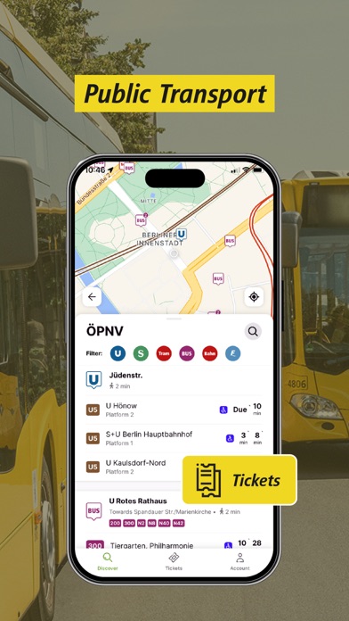 BVG Jelbi: Mobility in Berlin iPhone screenshot 2 - Travel app