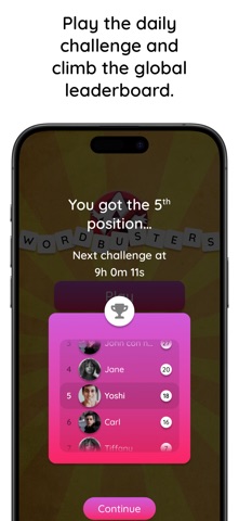 Wordbusters iPhone screenshot