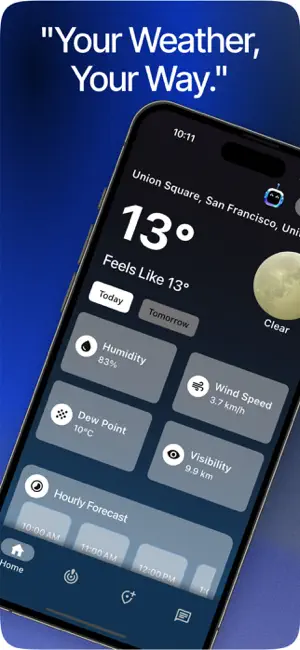 Weather Forecast & Ai Alerts iPhone screenshot 1