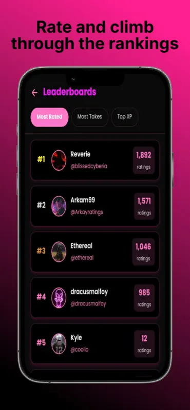 Ratings: Rate & Review Music screenshot 6 of 6