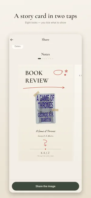 KRIZ — Reading Diary screenshot 4