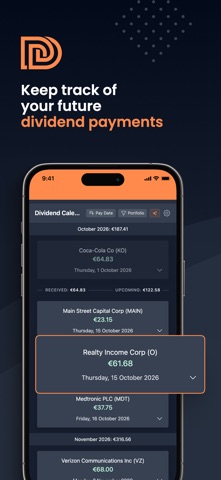 DivvyDiary: Dividend Tracker Screenshot 1 of 10