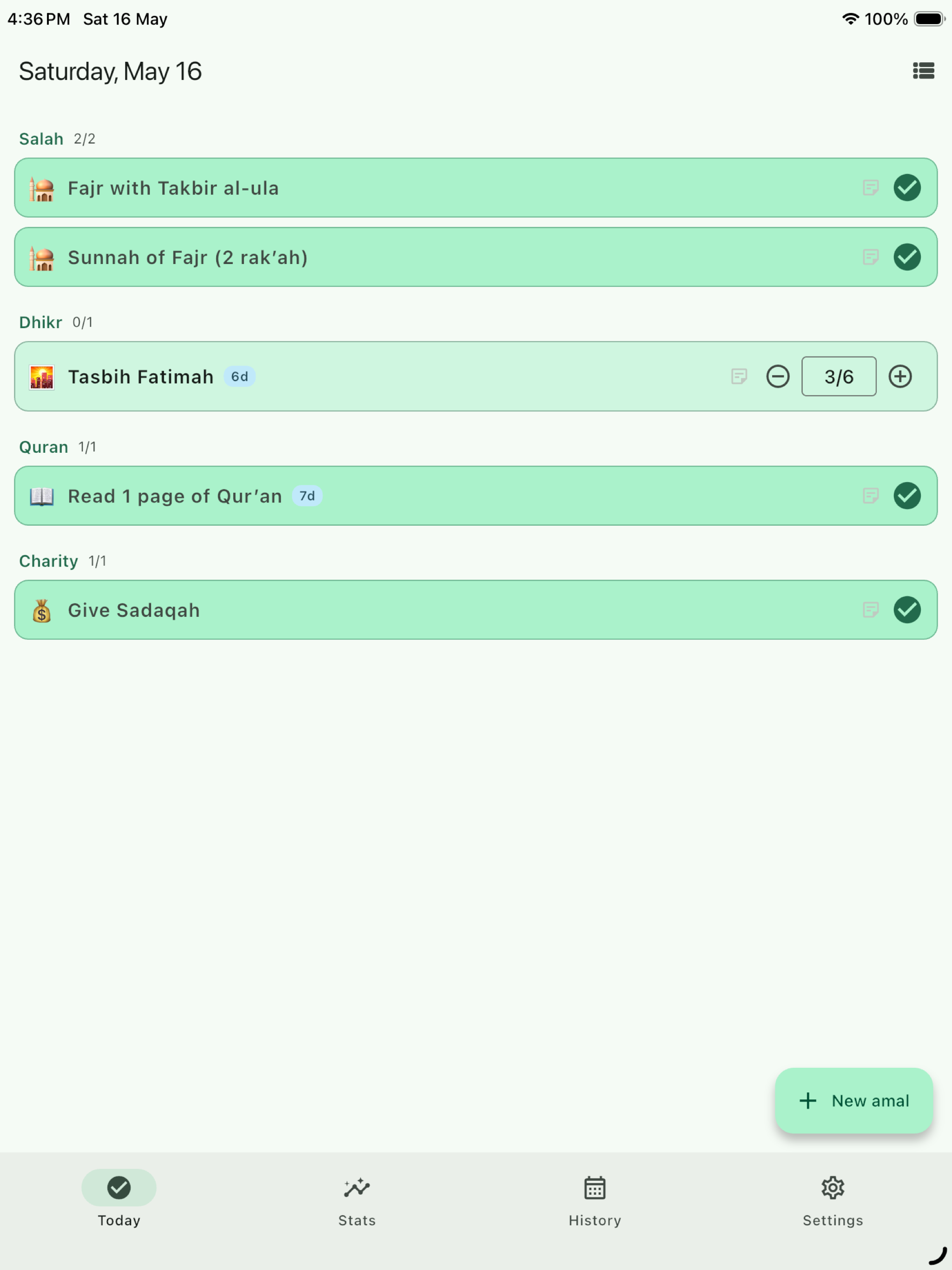 Muhasaba: My Ibadah