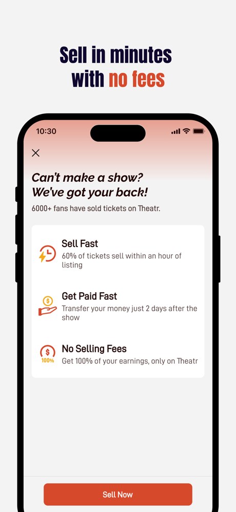 Theatr - Buy/Sell Last-Min Tix screenshot 4