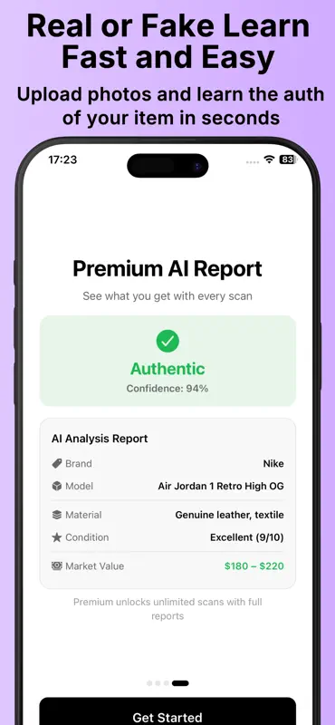 Legit Check: Fake Trainer Scan screenshot 3 of 5