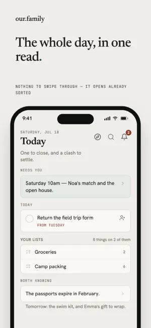 our.family: Family Organizer screenshot 3