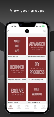 Evolve Athletics iPhone screenshot