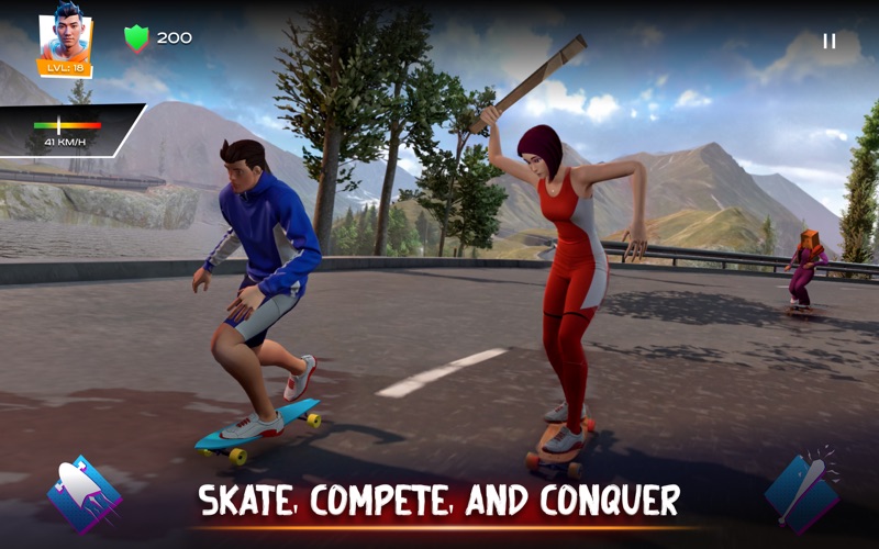 Skateboard Racer: Longboard 3D Screenshot