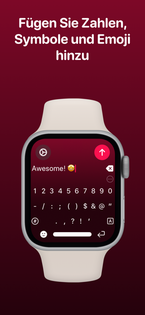 ‎WristBoard - Watch Tastatur Screenshot