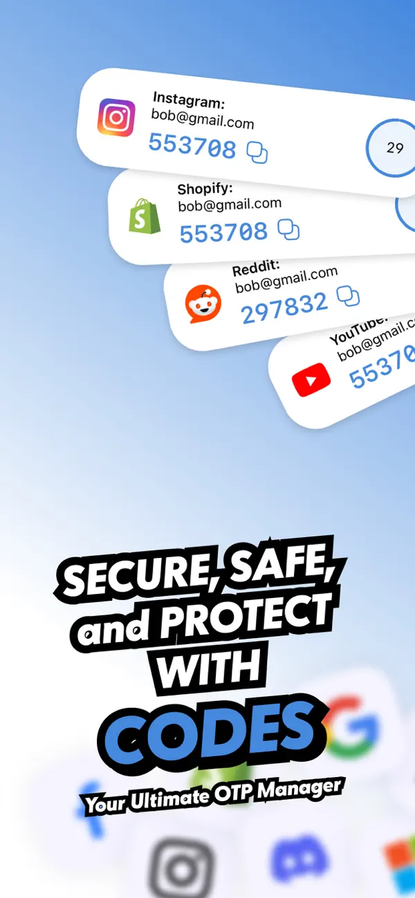 #1. Codes: 2FA Authenticator (iOS) Podle: Ihor Malovanyi