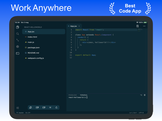 Screenshot #4 pour Code - Editor Git and Terminal