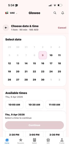 Glowee App iPhone screenshot