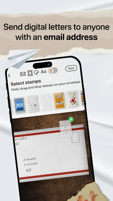 Lettre.app - PenPals for life Screenshot