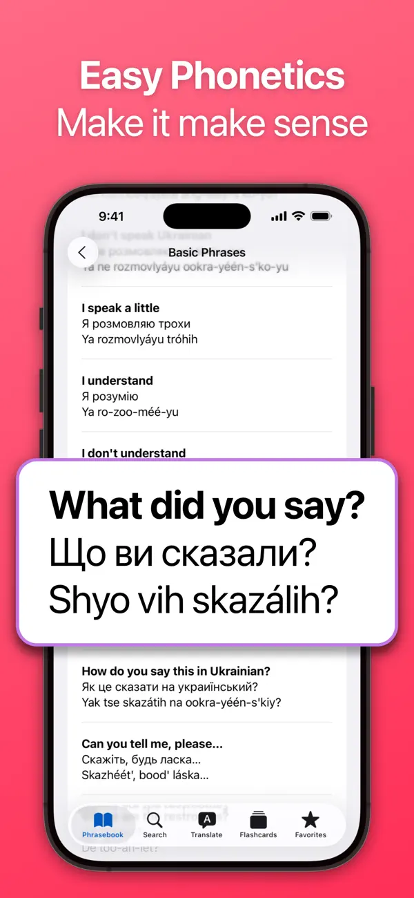 Screenshot #3 pour SpeakEasy Ukrainian Phrasebook