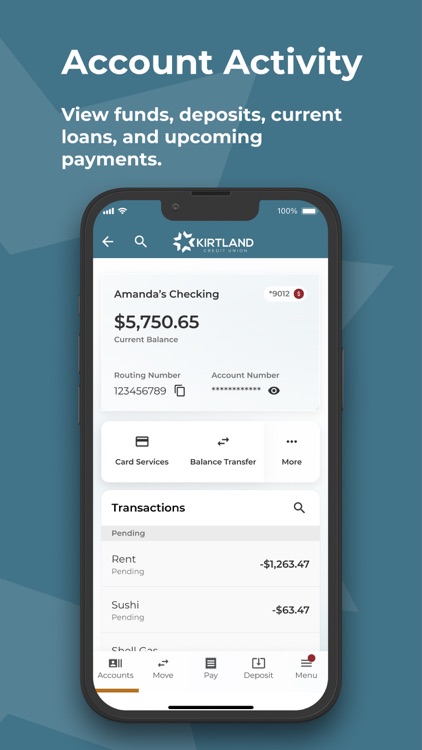 Kirtland CU Mobile Banking screenshot-5