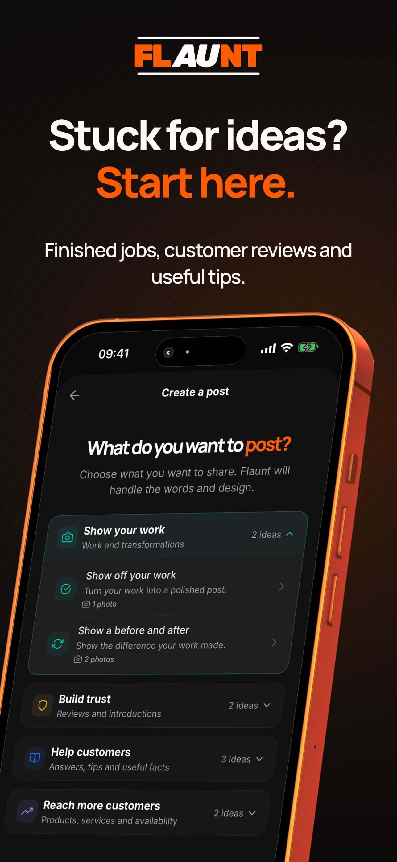 Screenshot 2 of Flaunt: Posts for Trades