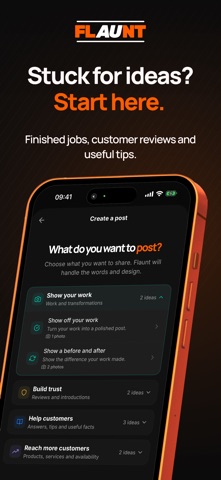 Flaunt: Posts for Trades screenshot 2