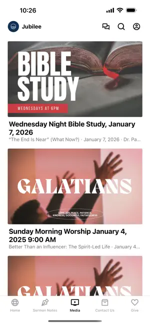 Jubilee Baptist Church screenshot 3