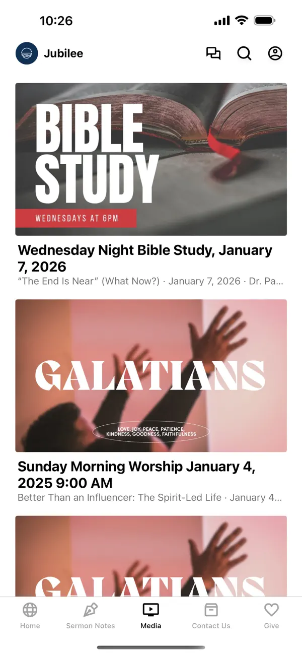 Screenshot #3 pour Jubilee Baptist Church
