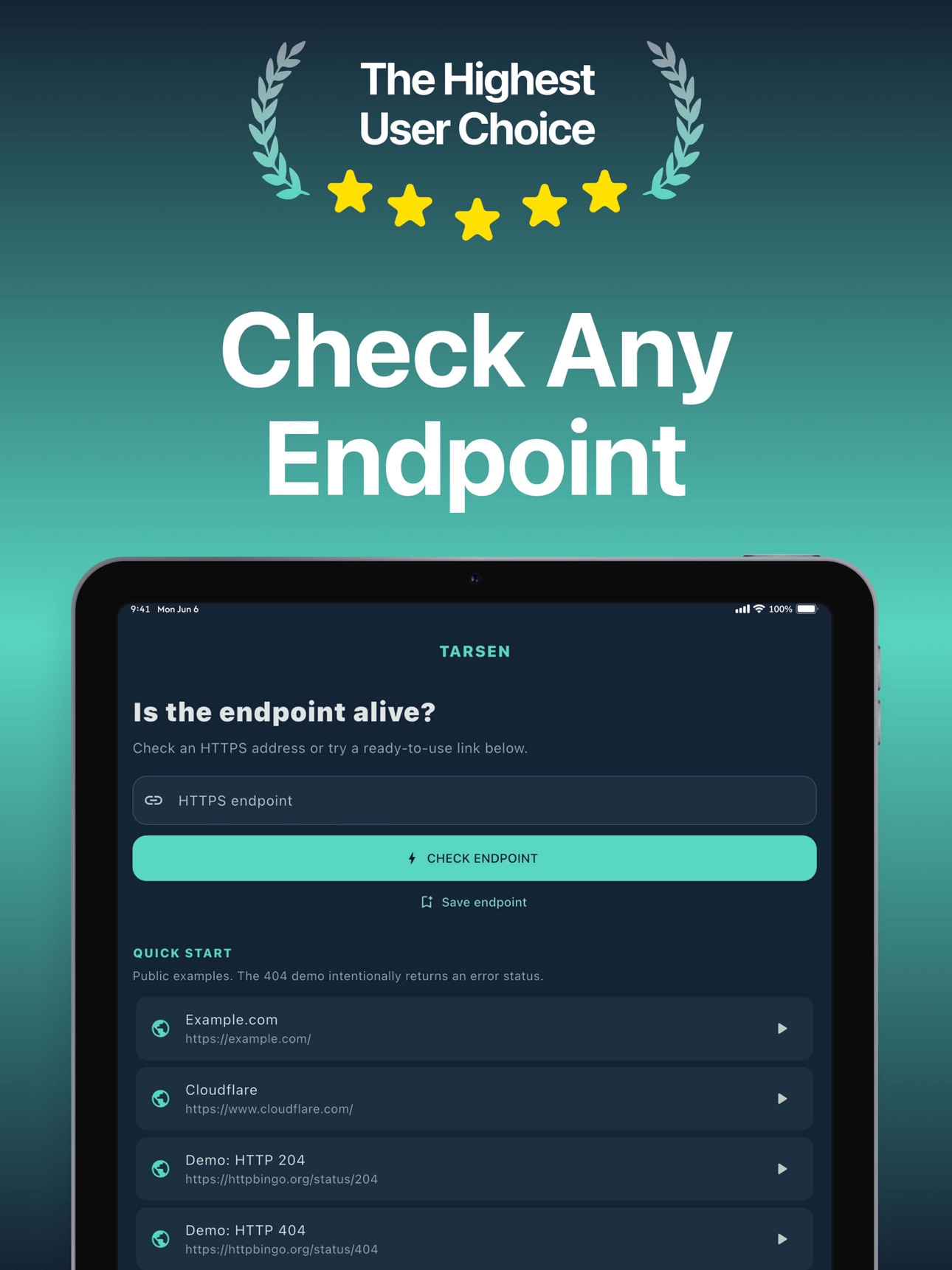 Screenshot 4 of Tarsen: HTTPS Endpoint Check