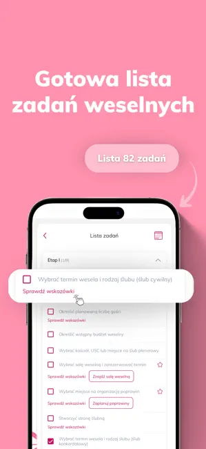 Planer ślubny - Wesele z klasą iPhone screenshot 5