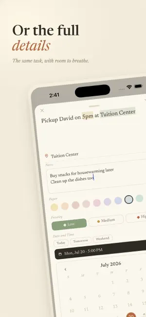 Tend – A Cozy To-Do List screenshot 3